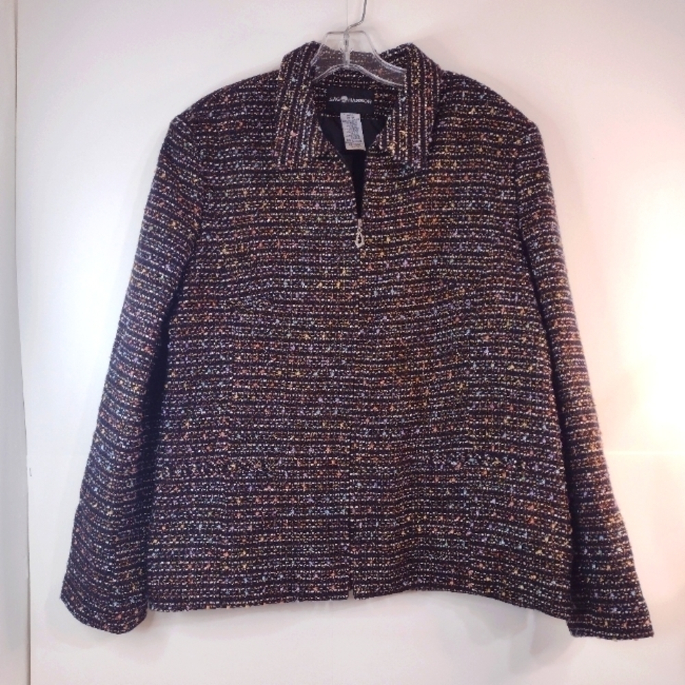 Sag Harbor women's Tweed jacket size (16)